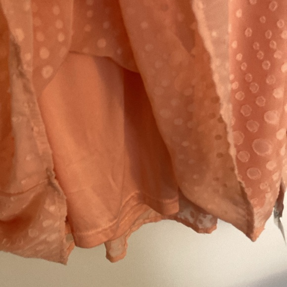 Ophelia Roe, Peach, Womens Blouse, Size XL - Picture 6 of 12